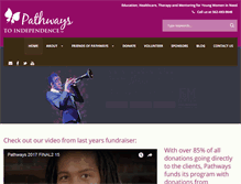 Tablet Screenshot of pathwaystoindependence.org